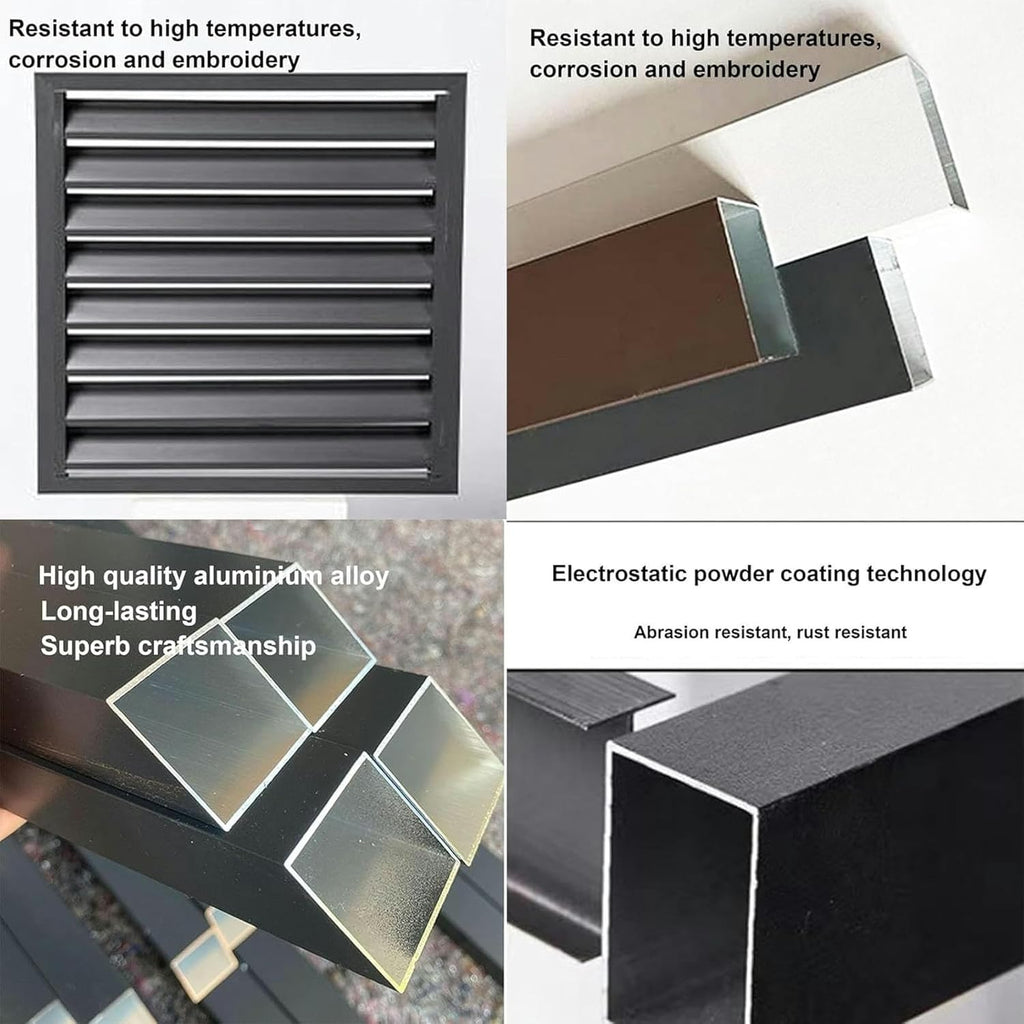 GENERIC Housse De Protection En Aluminium Durable Pour Climatiseur Et Pompe à Chaleur - Résistante Aux Intempéries - Pour Les Unités Séparées - Mini Bouclier Isolé.