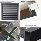 GENERIC Housse De Protection En Aluminium Durable Pour Climatiseur Et Pompe à Chaleur - Résistante Aux Intempéries - Pour Les Unités Séparées - Mini Bouclier Isolé.
