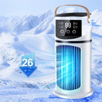  Portable Climatiseur Mobile, Silencieux 4 En1 Avec Déshumidificateur, Ventilateur Et Mode Nuit, Minuterie 24H, Télécommande, Kit Fenêtre, Classe Énergétique A Pour Chambre, Bureau, Camping