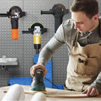  Power Tool Organizer, Metal Power Tool Shelf, Heavy-Duty Wear-Resistant Storage, Multifunctional Garage Storage For Angle Grinders, Polishing Machines, And Sanding Tools, 6x5x5CM/6.29x1.96x1.96