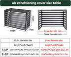 GENERIC Housse De Protection En Aluminium, Pompe à Chaleur Extérieure, étagère De Plantes Pour Jardin, Housse De Protection Pour Climatiseurs Extérieurs, Résistante Aux Intempéries Et Durable