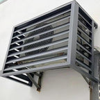  Housse De Protection Antivol Pour Climatiseur Et Pompe à Chaleur En Aluminium, Protection De Confidentialité En Alliage D'aluminium, Barrière Pour équipement De Piscine,