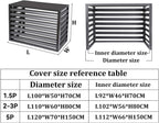 GENERIC Housse De Protection Extérieure En Aluminium Pour Climatiseur – Protection Contre Les Intempéries Pour Unités Centrales De Climatisation – Bouclier Décoratif Pour Unités Extérieures Et Design élégant