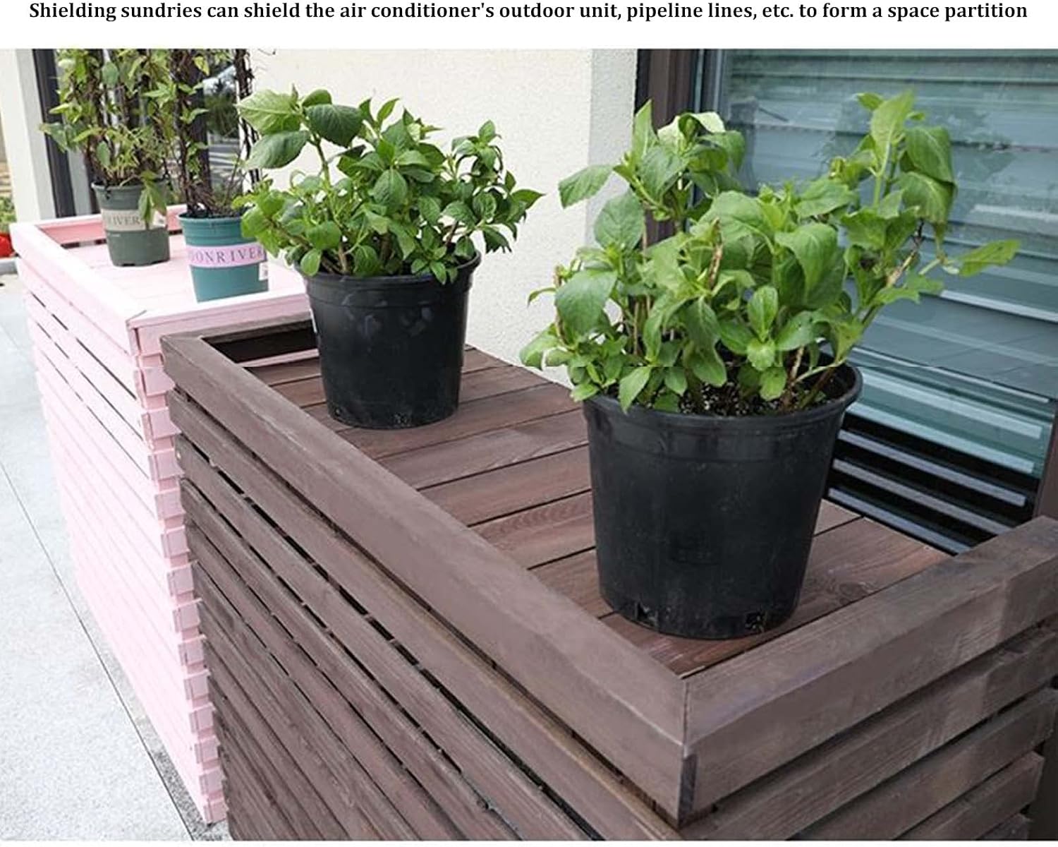  Housse De Climatisation Extérieure – Résistante Aux Intempéries Pour Climatiseur Central – Dissimule élégamment Votre Unité De Climatisation Extérieure