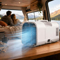 GENERIC Climatiseur Portable Pour Camping-Cars Et Petites Pièces, Ventilateur 4 En 1, Mode Sommeil, évaporation Automatique, Réglage De La Température De 16 à