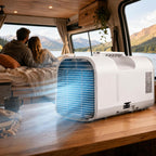 GENERIC Climatiseur Portable Pour Camping-Cars Et Petites Pièces, Ventilateur 4 En 1, Mode Sommeil, évaporation Automatique, Réglage De La Température De 16 à
