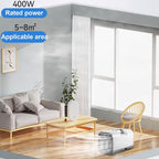 GENERIC Climatiseur Sans Unité Extérieure 3 Vitesses Air Cooler Small Avec Poignée Et Minuterie Fonctions D'affichage Et De Masquage Des Boutons Aucun Assemblage Requis