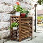  Filet De Protection Pour Climatiseur De Fenêtre, Unité De Condensation, Couvercle De Protection, Coque De Poubelle, Unité Extérieure, Décoration De Jardin, Cadre De Balcon, Plantes