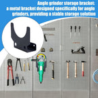  Rack De Rangement De Polisseur, Support De Broyeur D'angle - Rack De Stockage De Broyeur à Angle Multifonctionnel,Organisateur D'outils Réutilisable, Cintre De Polisseur Pour Bulletin, Atelier, Atelie