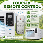  Climatiseur Mobile,Climatiseur Portable 280 W Pour Extérieur, Climatiseur/Refroidisseur D'air Mobile Pour Tente, 1876 Btu, Mode Déshumidificateur, Minuterie, Télécommande AC+1.5M
