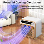 GENERIC Climatiseur Portable Split 5000 Btu, Unité De Refroidissement Silencieuse Intelligente Avec Contrôle Tactile Et Minuterie De 12h – Comprend Un Tuyau De 1 Mètre, Pour Cham With 1-meter Connecting Pipe