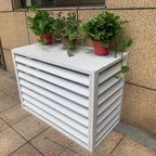  Écran De Clôture Pour Climatiseur, Housses Pour Climatiseur Extérieur, Cache-climatiseur, étagère De Rangement Pour Présentoir De Plantes D'extérieur, Housse De Protection Pour Condenseur Ex