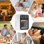  Climatiseur Portable | Ventilateurs Silencieux Rafraîchissants - 2 Vitesses De Vent Pour Cuisine, Dortoir, Bureau, Garage, Lieu De Travail, Maison,Maison, Chambre, Bureau, Garage