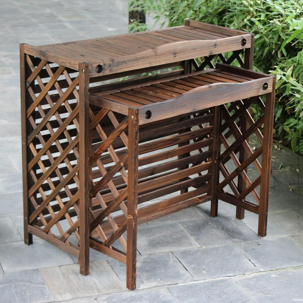  Filet De Protection Pour Climatiseur De Fenêtre, Unité De Condensation, Couvercle De Protection, Coque De Poubelle, Unité Extérieure, Décoration De Jardin, Cadre De Balcon, Plantes