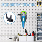  Support De Montage Mural, Montage Mural D'angle - Rack De Stockage De Broyeur à Angle Multifonctionnel - Fournitures De Garage Réutilisables, Organisateur D'outils Pour Les Coupeurs, Machines à