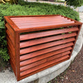  Couvercle De Climatiseur En Aluminium For Unités Extérieures, Écran De Clôture De Confidentialité Extérieure, Séparateur D'espace De Boîtier De Poubelle De Pompe De Piscine En Alliage D'aluminium Rési