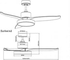  Ventilateur KLASSFAN DARKWIND