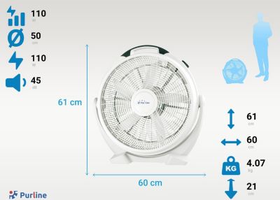  Ventilateur PURLINE VENTY IND 110PP