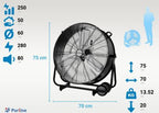  Ventilateur PURLINE VENTY METABLAST S