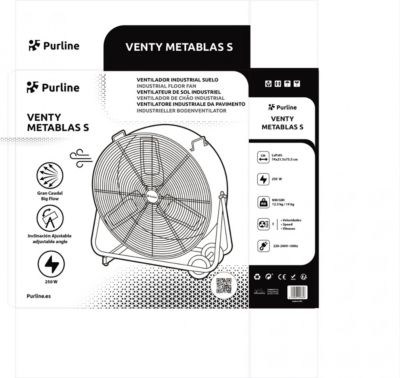  Ventilateur PURLINE VENTY METABLAST S