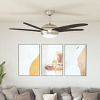  Ventilateur VIDAXL Ventilateur De Plafond Orné Avec Lampe 1