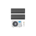  Ensemble Climatiseur Reversible Bi-split 3,5kw + 3,5kw Mural Connecté Solstice Noir - Midea